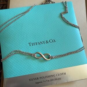 Tiffany & Co. Silver Infinity Pendant Necklace